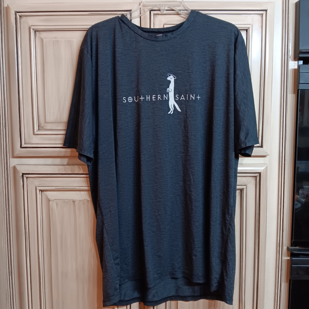 Southern Saint Black‎ White Tshirt - Size Extra Large XL